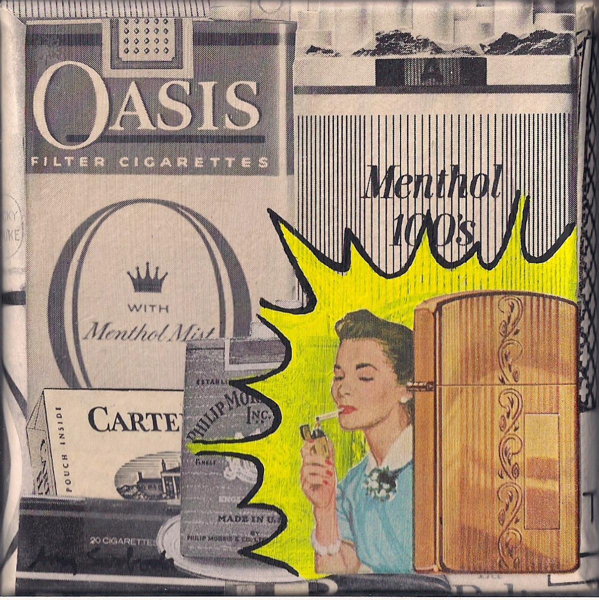 Oasis . . . 4" x 4" . . . sold